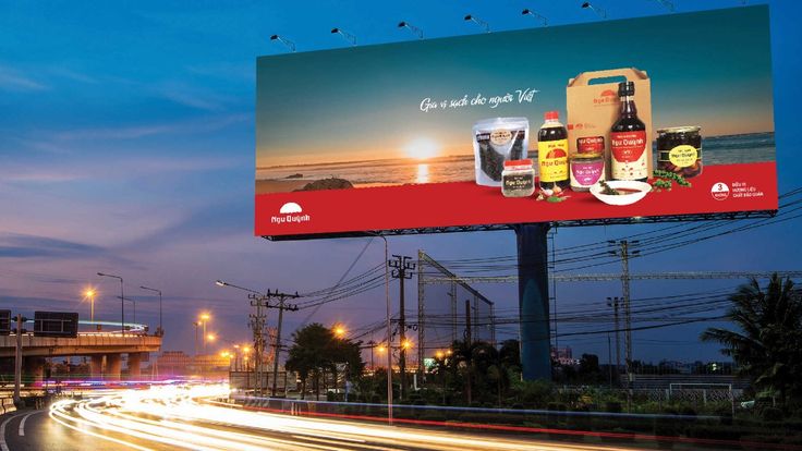 quảng cáo ngoài trời của một thương hiệu gia vị