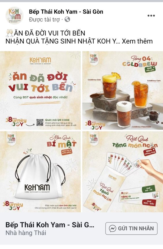 quảng cáo trên facebook