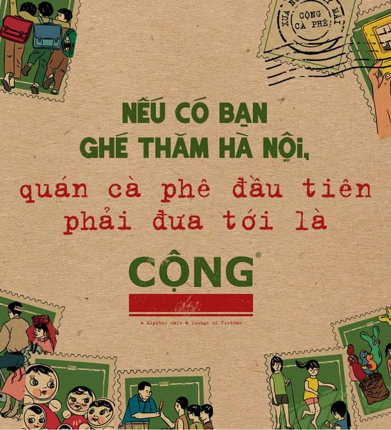 câu slogan của cộng coffee