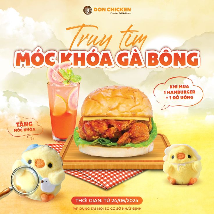 chương trình quà tặng của một quán gà rán