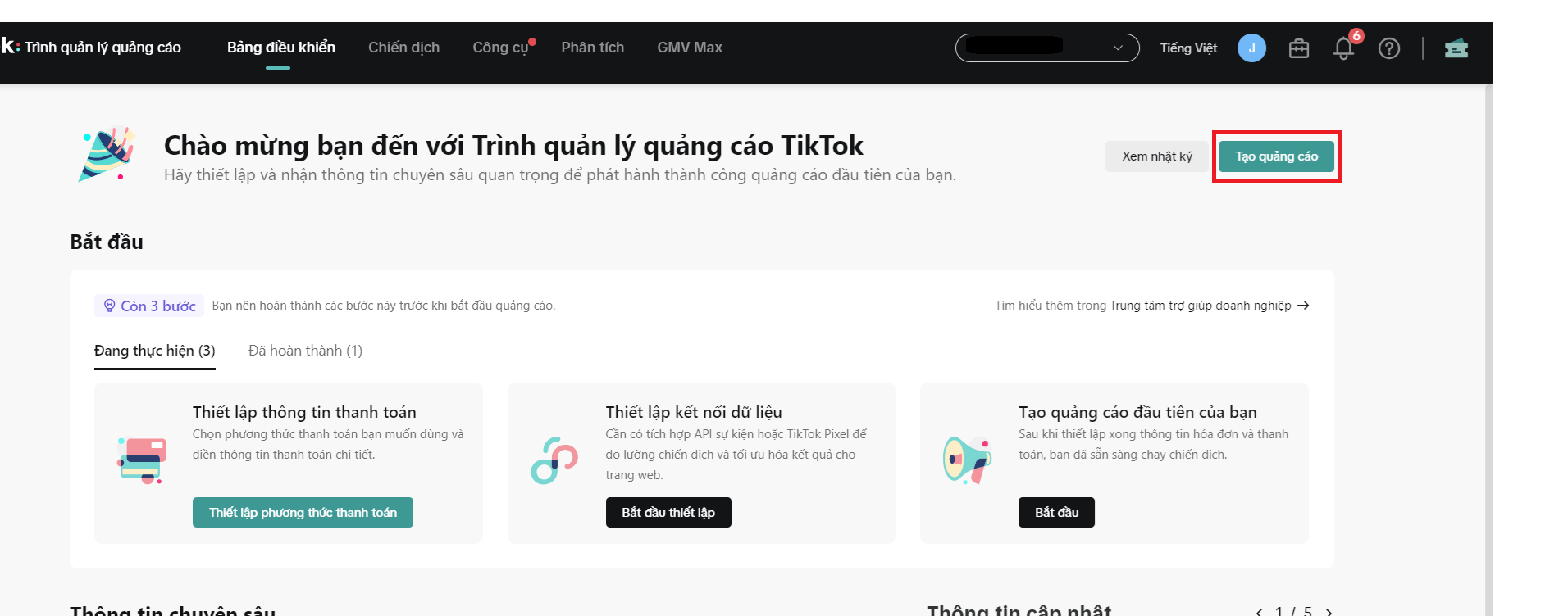 tạo chiến dịch