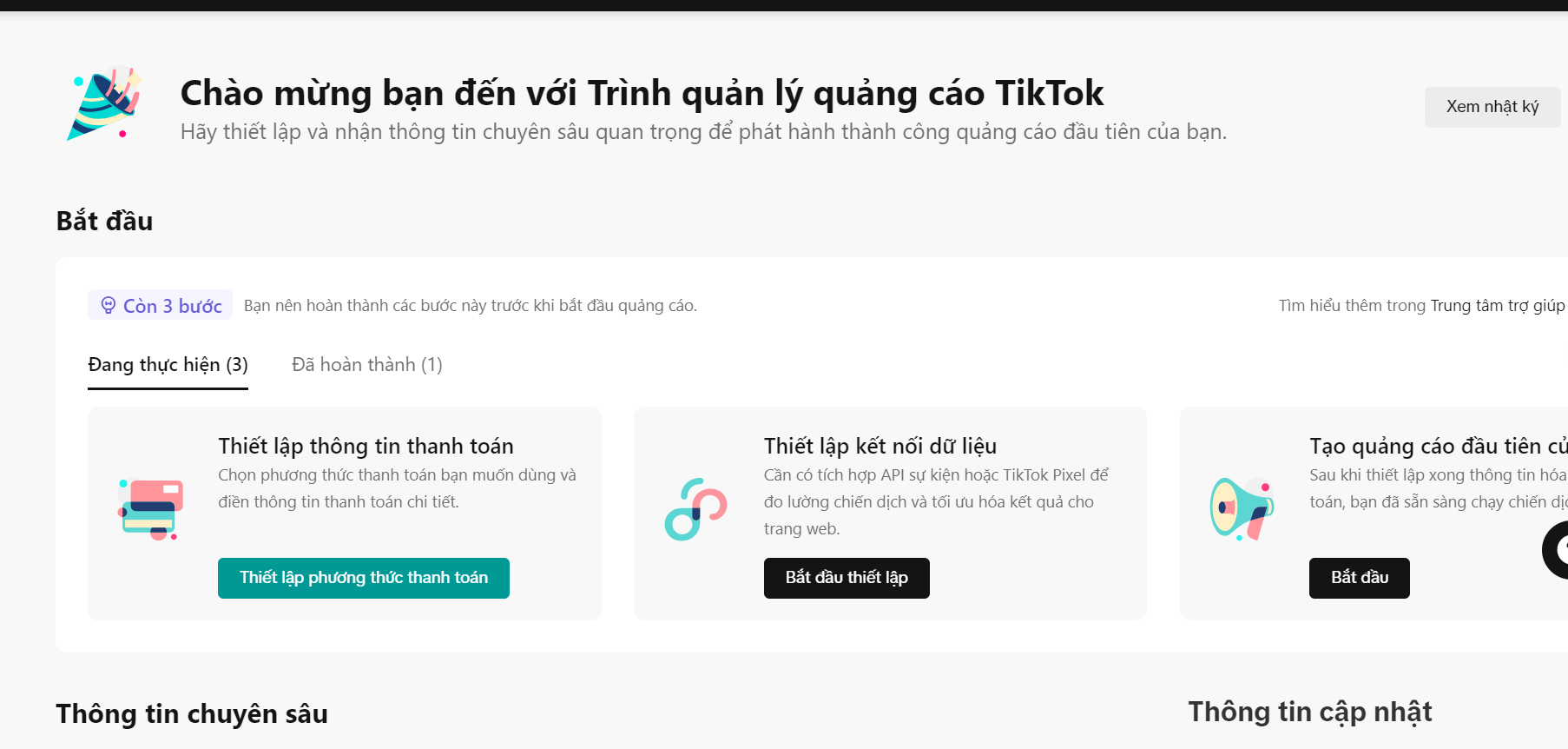 Trình quảng lý quảng cáo tik tok ads