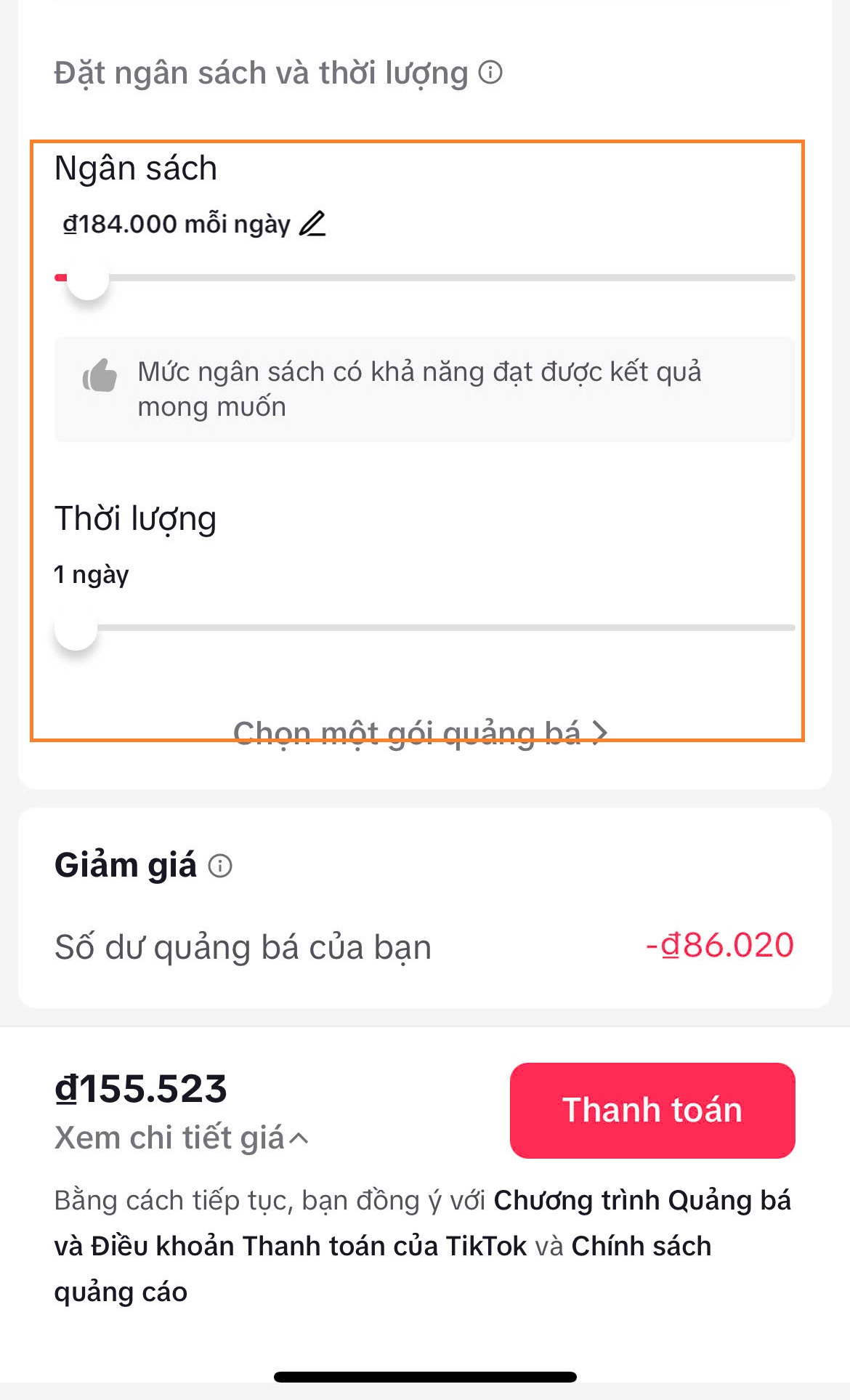 Xác định đối tượng quảng cáo