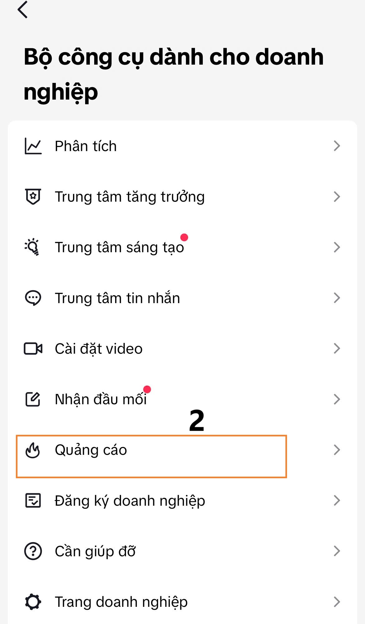 quảng cáo video tik tok bằng điện thoại