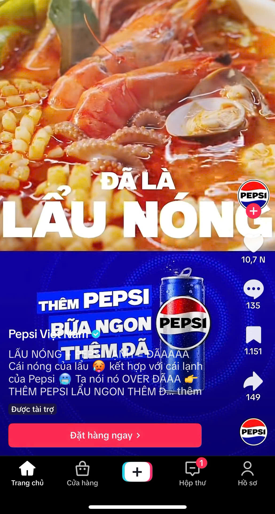 Quảng cáo trong dòng tin