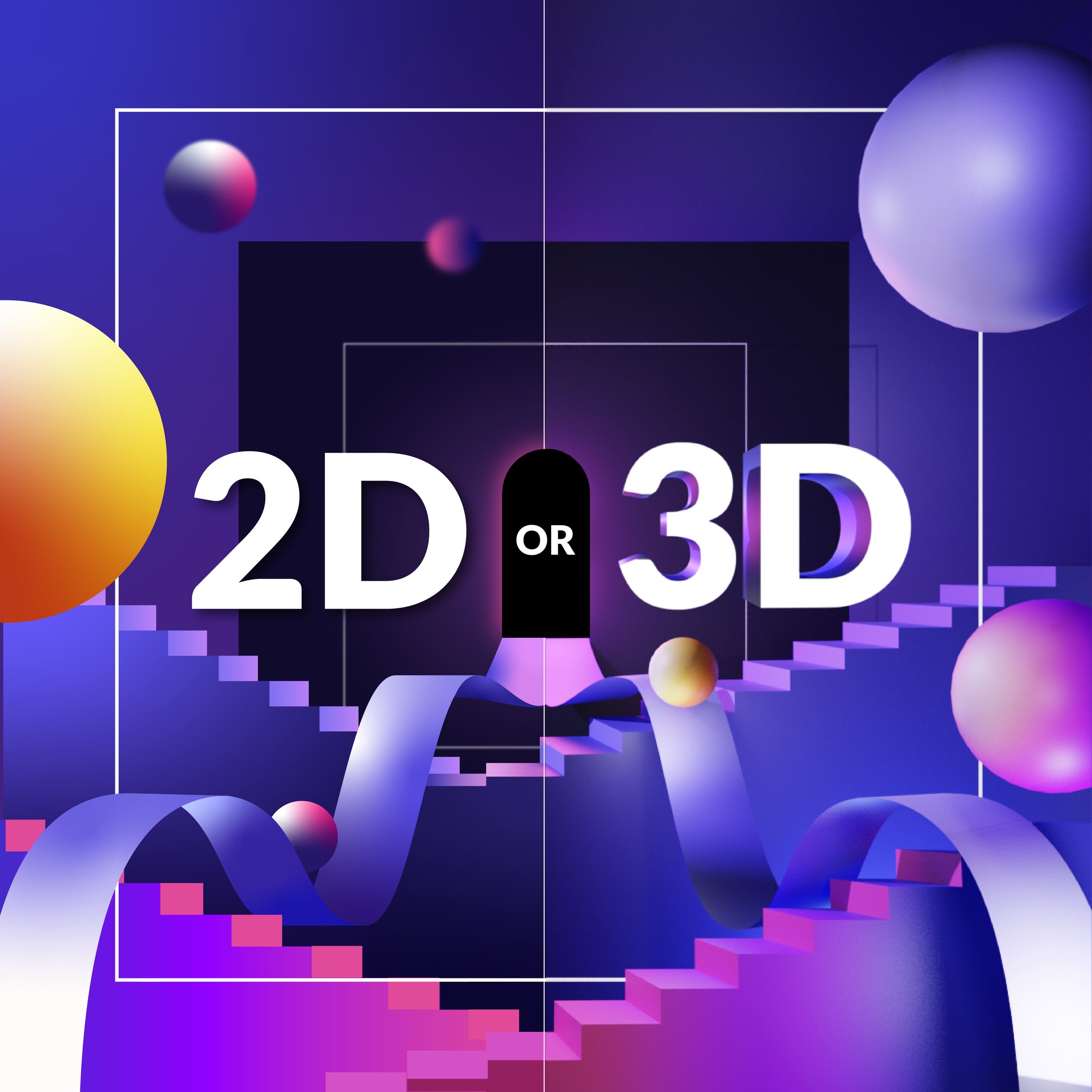 Sự khác biệt giữa thiết kế 2D và 3D