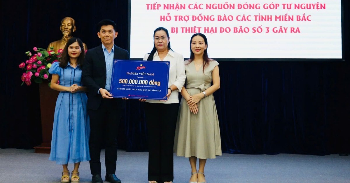Danisa ủng hộ bão yagi