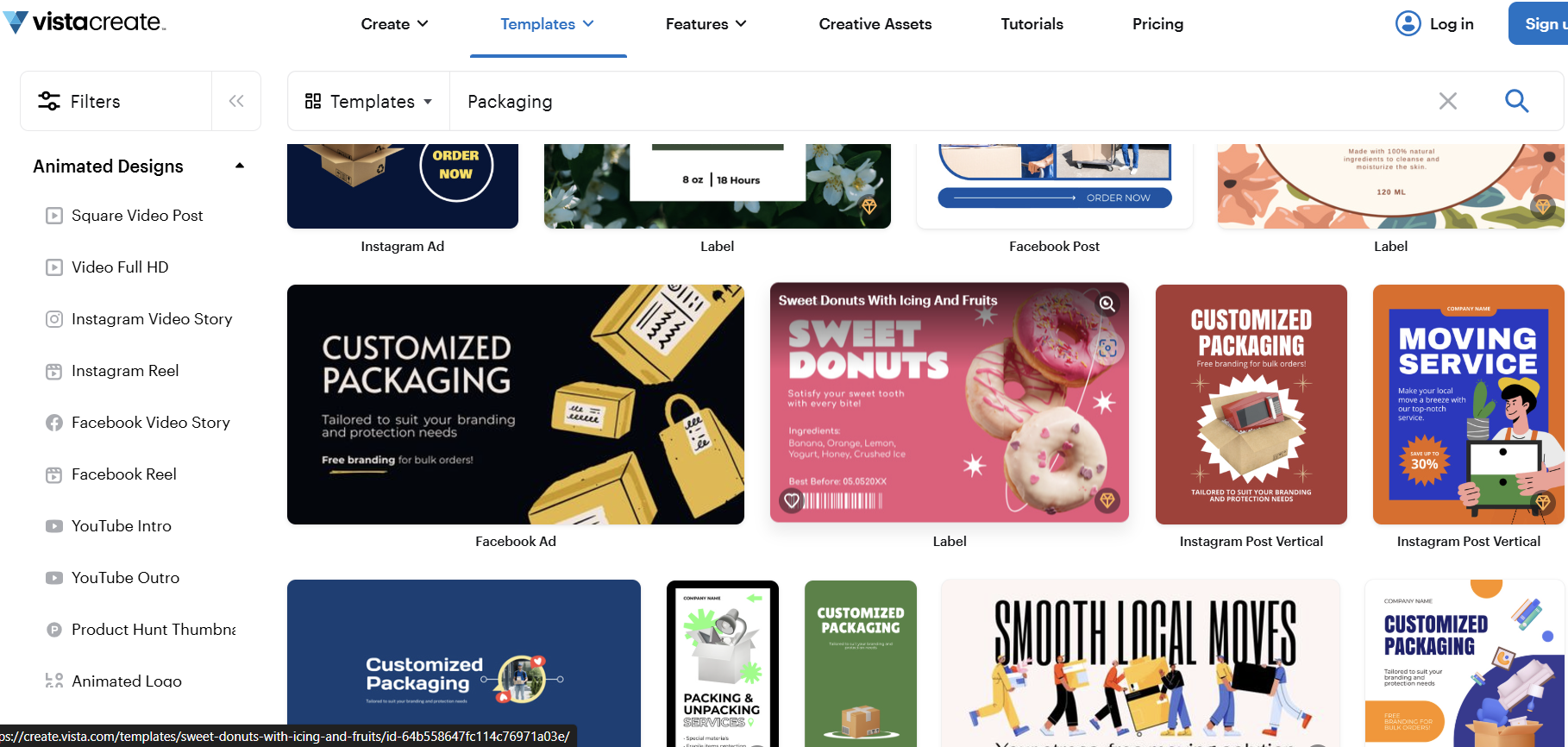 VistaCreate là trang web thiết kế bao bì online tốt nhất và miễn phí