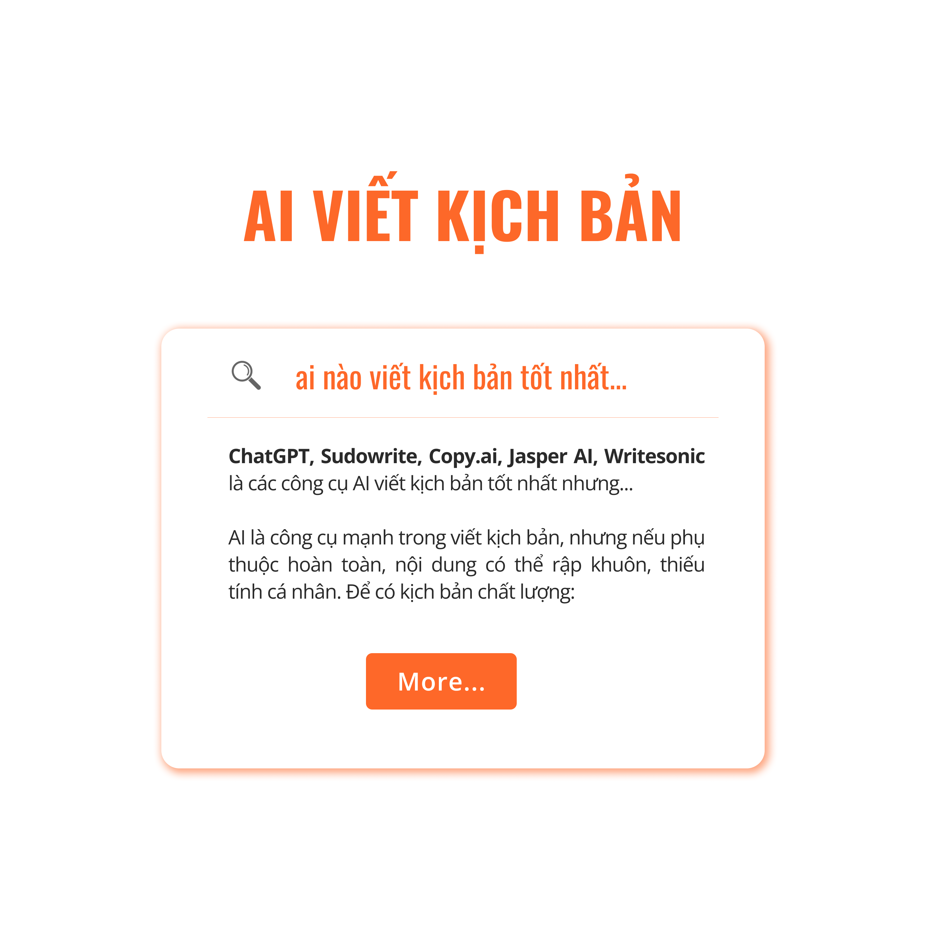 Công Cụ AI Viết Kịch Bản Tốt Nhất Và Cách Sử Dụng Nó
